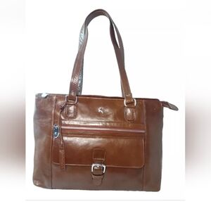Ashwood Leather Womens Large Handbag Bridge Brown Business Tote